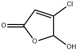 4-chloro-5-hydroxyfuran-2(5H)-one Structure
