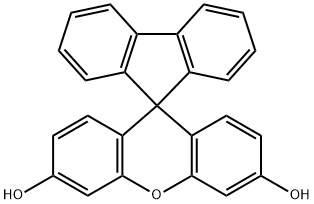 スピロ[フルオレン-9,9'-キサンテン]-3',6'-ジオール 化学構造式