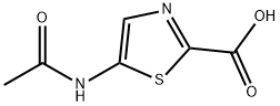 5-AcetaMidothiazole-2-carboxylic acid 化学構造式