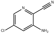 3-amino-5-chloropicolinonitrile Struktur