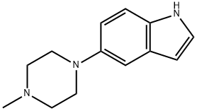 5-(4-Methylpiperazin-1-yl)-1H-indole Struktur