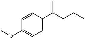 1-Methoxy-4-(1-Methylbutyl)benzene,4125-32-0,结构式