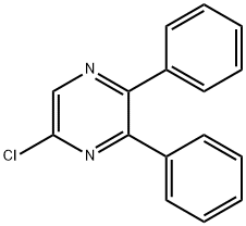 5-氯-2,3-二苯基哌嗪, 41270-66-0, 结构式
