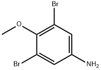 3,5-ジブロモ-4-メトキシアニリン 化学構造式