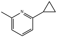 2-cyclopropyl-6-Methylpyridine Structure