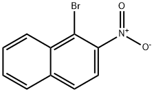 1-溴-2-硝基萘 结构式