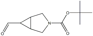 exo-3-Boc-3-azabicyclo[3.1.0]hexane-6-carbaldehyde 化学構造式