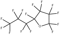 Furan, 2,2,3,3,4,4,5-heptafluoro-5-(heptafluoropropyl)tetrahydro- Struktur