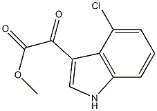 Methyl (4-chloro-1H-indol-3-yl)-oxo-acetate Struktur