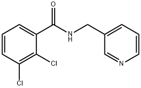 2,3-二氯-N-(吡啶-3-基甲基)苯甲酰胺,425685-04-7,结构式