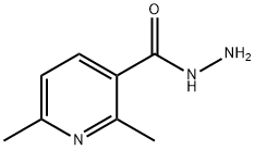 2,6-DiMethyl-3-pyridinecarboxylic Acid Hydrazide 化学構造式