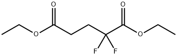 diethyl 2,2-difluoropentanedioate Struktur
