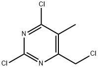 2,4-二氯-6-(氯甲基)-5-甲基嘧啶,430440-91-8,结构式