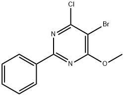 5-BroMo-4-chloro-6-Methoxy-2-phenylpyriMidine|5-溴-4-氯-6-甲氧基-2-苯基嘧啶