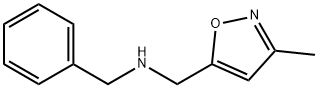 N-苄基-1-(3-甲基异噁唑-5-基)甲胺 结构式