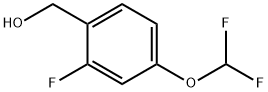 (4-(difluoromethoxy)-2-fluorophenyl)methanol 结构式