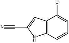 4-Chloro-1H-indole-2-carbonitrile Structure
