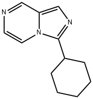 3-CyclohexyliMidazo[1,5-a]pyrazine 化学構造式