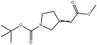 (Z)-tert-butyl 3-(2-Methoxy-2-oxoethylidene)pyrrolidine-1-carboxylate|(Z)-叔丁基3-(2-甲氧基-2-氧代亚乙基)吡咯烷-1-羧酸酯