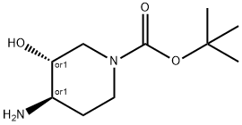 trans-4-AMino-1-Boc-3-hyd... Structure