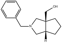 (2-benzyloctahydrocyclopenta[c]pyrrol-3a-yl)Methanol Structure