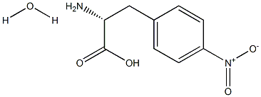 4-NITRO-D-PHENYLALANINE HYDRATE Structure