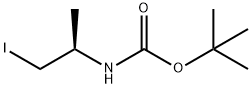 (R)-1-碘-2-(BOC-氨基)丙烷 结构式