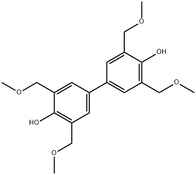 3,3',5,5'-四甲氧甲基联苯二酚 结构式