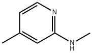 N,4-二甲基吡啶-2-胺 结构式
