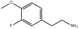 2-(3-fluoro-4-methoxyphenyl)ethanamine Struktur