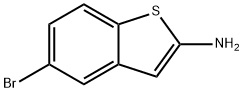 2-アミノ-5-ブロモ-ベンゾ[B]チオフェン 化学構造式