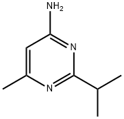 4-Pyrimidinamine,6-methyl-2-(1-methylethyl)-(9CI)|2-异丙基-6-甲基嘧啶-4-胺