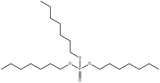 りん酸トリヘプチル 化学構造式