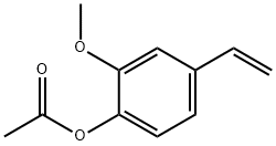 2-Methoxy-4-vinylphenyl acetate Structure