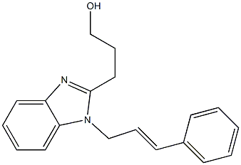 3-(1-cinnaMylbenzoiMidazol-2-yl)propan-1-ol|