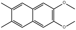 2,3-DiMethoxy-6,7-diMethylnaphthalene 化学構造式