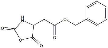 Benzyl (2,5-dioxo-1,3-oxazolidin-4-yl)acetate Structure