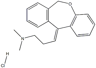 (E)-Doxepin hydrochloride 结构式