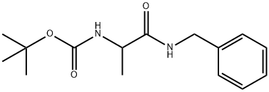 tert-Butyl N-[1-(benzylcarbaMoyl)ethyl]carbaMate Structure