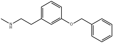 N-Methyl-3-(benzyloxy)-benzeneethanaMine Struktur