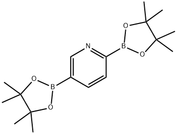 2,5-BIS(4,4,5,5-TETRAMETHYL-1,3,2-DIOXABOROLAN-2-YL)-PYRIDINE Structure