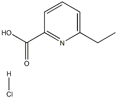 6-乙基皮考啉酸盐酸盐 结构式