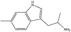 1-(6-甲基-1H-吲哚-3-基)丙-2-胺,4771-76-0,结构式