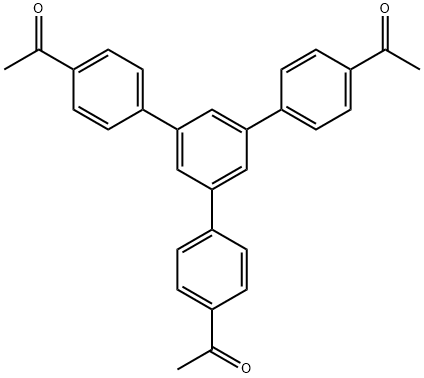 1-[4-[3,5-BIS(4-ACETYLPHENYL)PHENYL]PHENYL]ETHANONE 结构式