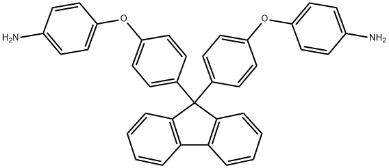 4,4'-[9H-Fluoren-9-ylidenebis(4,1-phenyleneoxy)]bisbenzenamine Structure