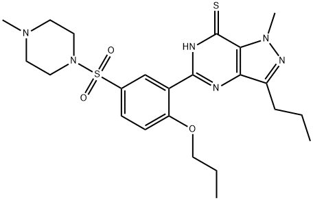 丙氧苯基硫代西地那非,479073-87-5,结构式