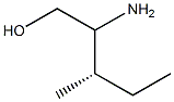 (3S)-2-氨基-3-甲基-1-戊醇 结构式