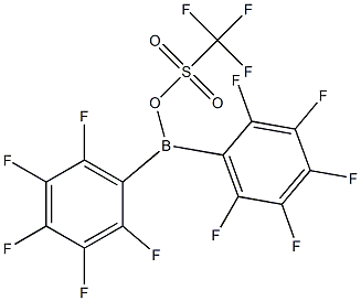 双(五氟苯基)((三氟甲基磺酰)氧)硼烷,480438-77-5,结构式