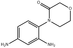 3-Morpholinone, 4-(2,4-diaMinophenyl)- 化学構造式