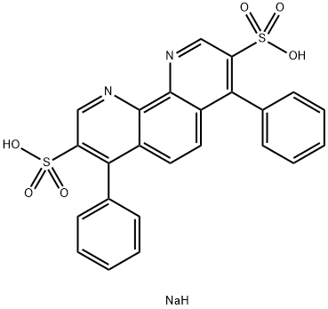 SodiuM 4,7-diphenyl-1,10-phenanthroline-3,8-disulfonate Structure